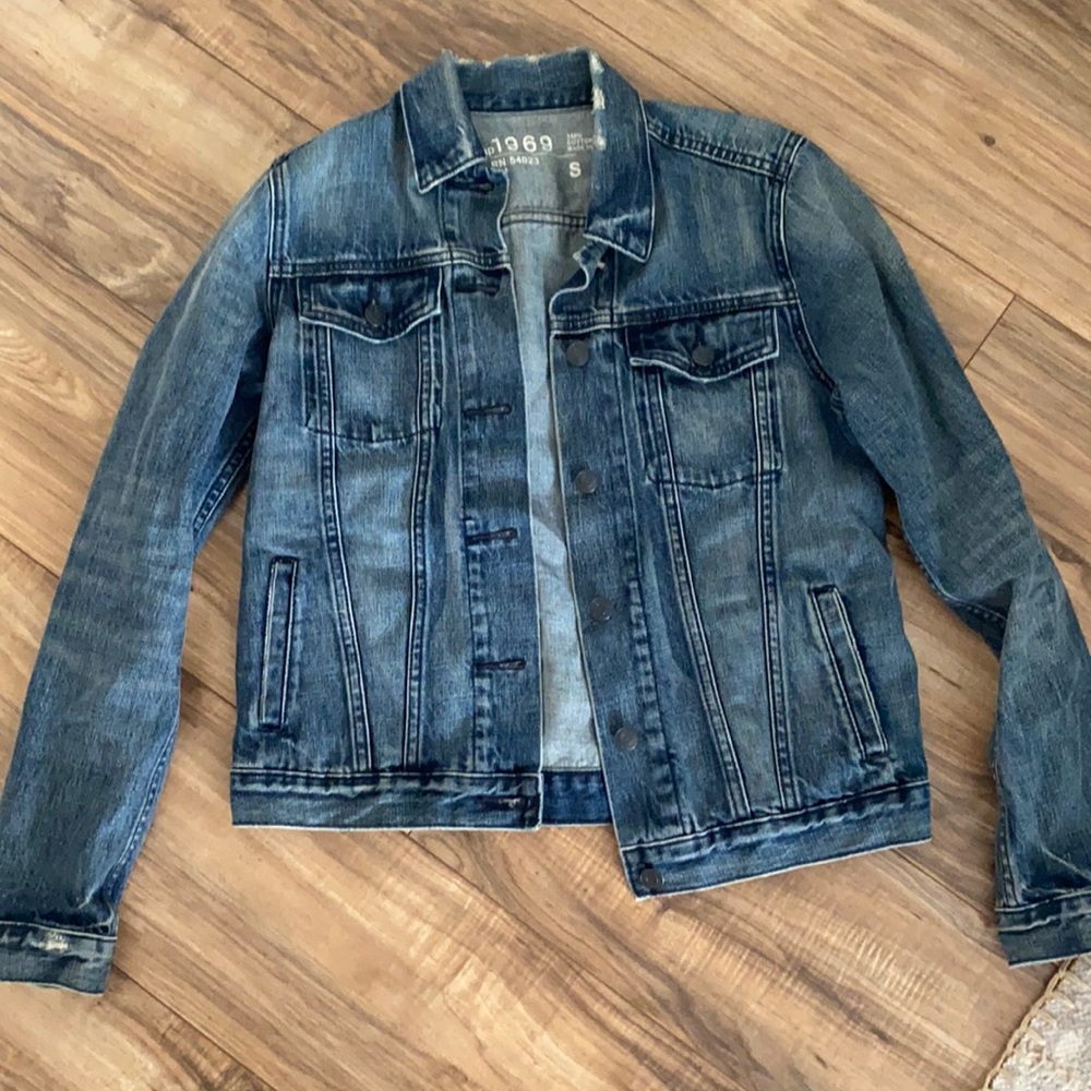 Dark Denim Jacket - image 1